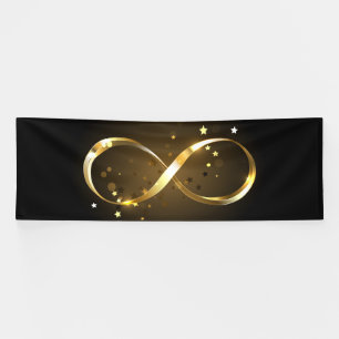 Golden Infinity Symbol Banner