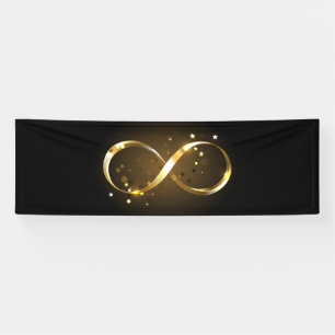 Golden Infinity Symbol Banner