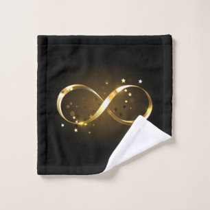 Golden Infinity Symbol Bath Towel Set
