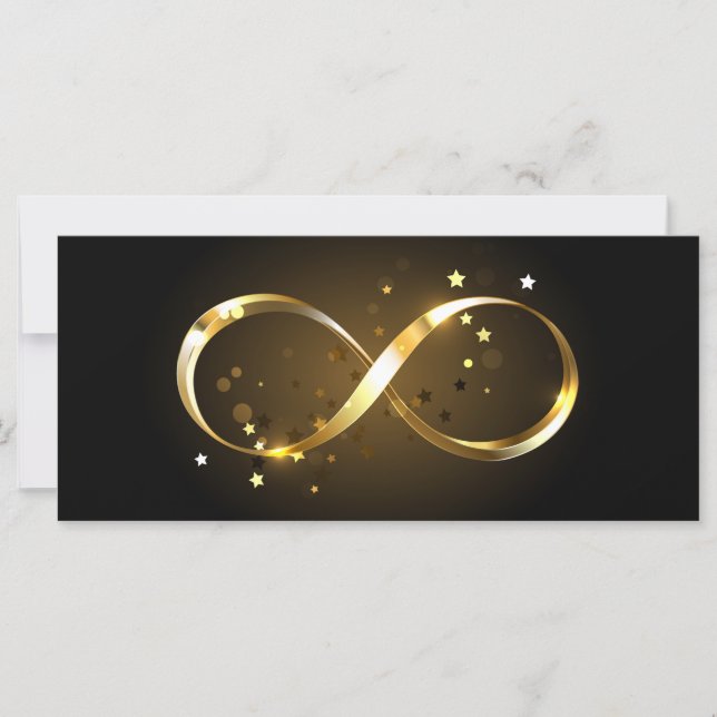 Golden Infinity Symbol Card (Front)