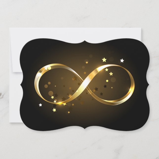 Golden Infinity Symbol Card (Front)