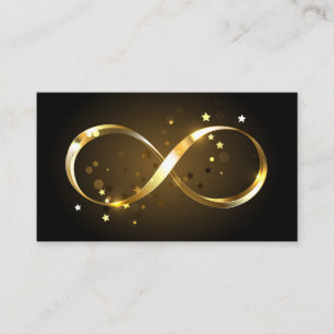 Golden Infinity Symbol Discount Card