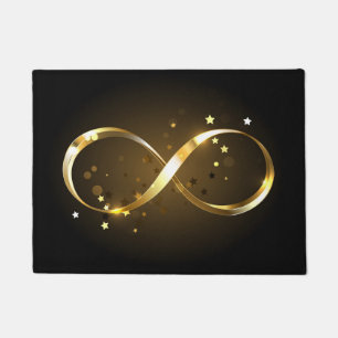 Golden Infinity Symbol Doormat