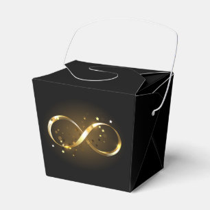 Golden Infinity Symbol Favour Box