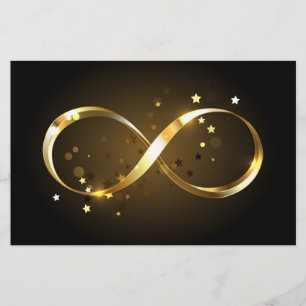 Golden Infinity Symbol Flyer