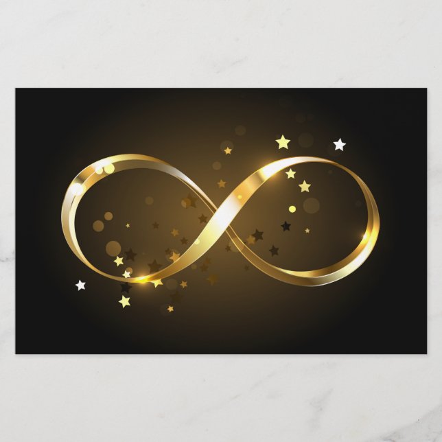 Golden Infinity Symbol Flyer (Front)