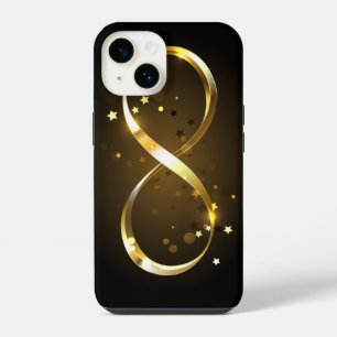 Golden Infinity Symbol iPhone 14 Case