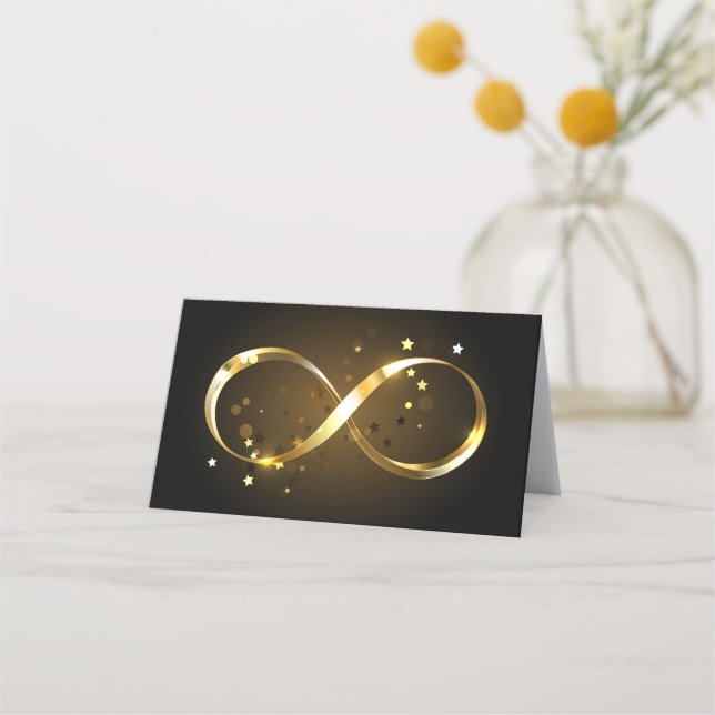 Golden Infinity Symbol Loyalty Card (Front)