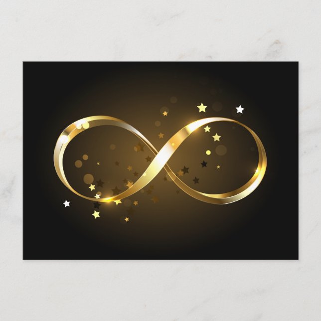 Golden Infinity Symbol Menu (Front)