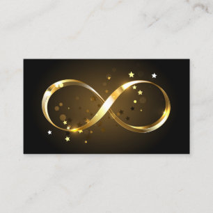 Golden Infinity Symbol Place Card