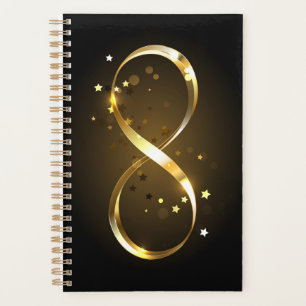 Golden Infinity Symbol Planner