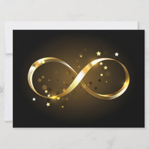 Golden Infinity Symbol Save The Date