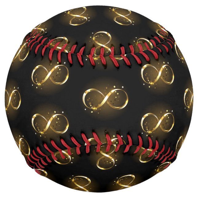Golden Infinity Symbol Softball (Front)