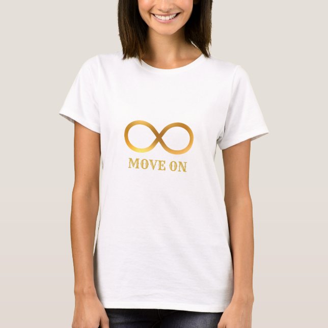 Golden Infinity Symbol T-Shirt (Front)