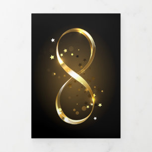 Golden Infinity Symbol Tri-Fold Announcement