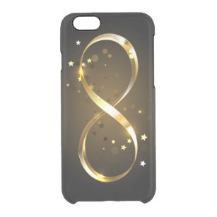 Golden Infinity Symbol Clear iPhone 6/6S Case