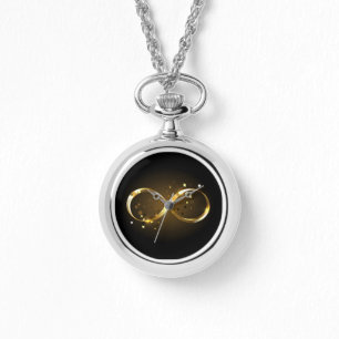 Golden Infinity Symbol Watch