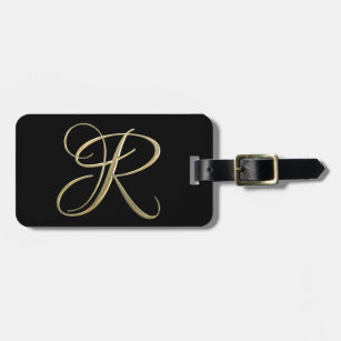 alphabet luggage tags