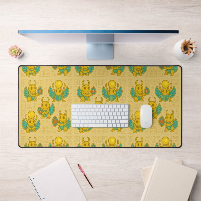 Golden Insect Guardian of Pharaonic Lore Desk Mat (Office 1)