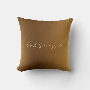 Golden Inspirational Blessing Cushion