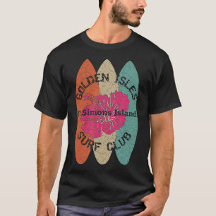 Golden Isles Surf Club St Simons Island Georgia T-Shirt