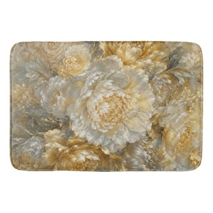 Golden Ivory Garden Bath Mat