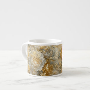 Golden Ivory Garden Espresso Cup