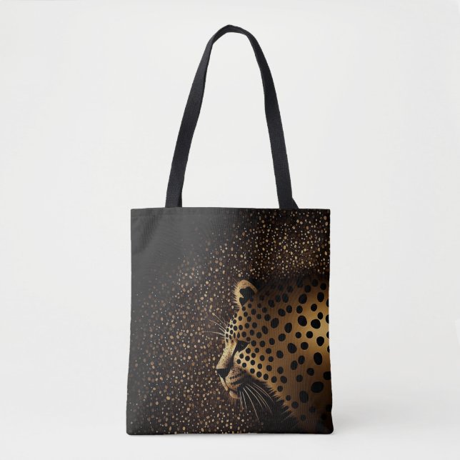 Golden Jaguar Pattern            Tote Bag (Front)