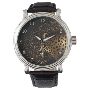 Golden Jaguar Pattern            Watch
