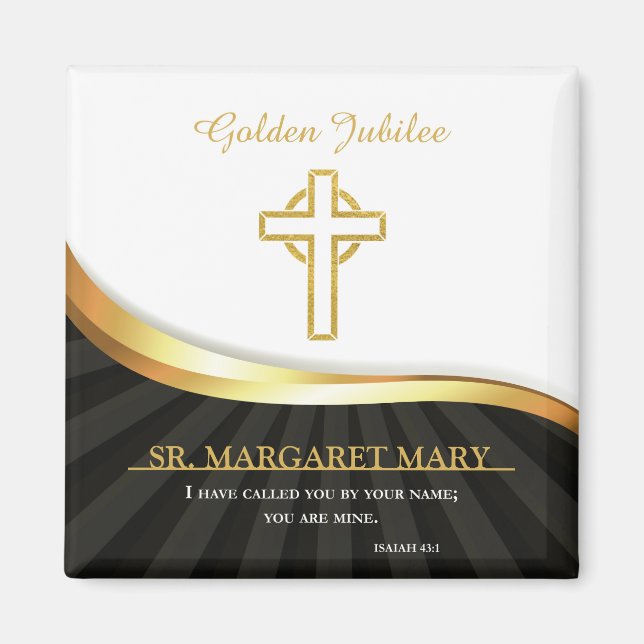 Golden Jubilee of Religious Life, 50 Year Magnet (Front)