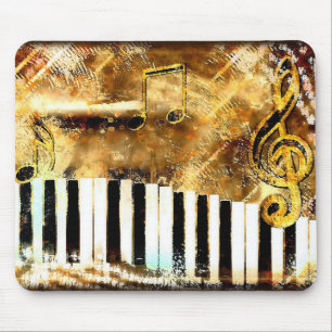 Golden Keyboard, musical theme, Mouse Pad
