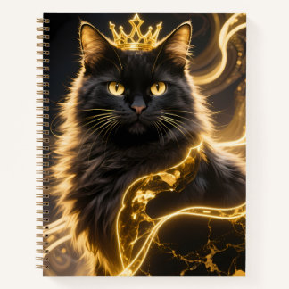Golden King Cat Two Notebook