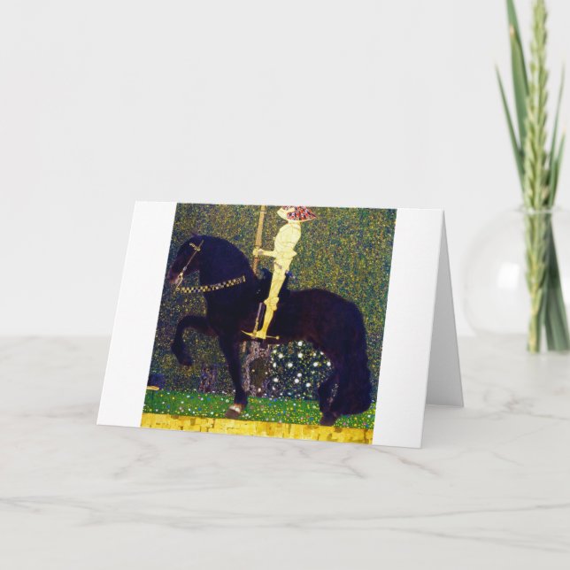 Golden Knight, Gustav Klimt Card (Front)