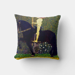 Golden Knight, Gustav Klimt Cushion
