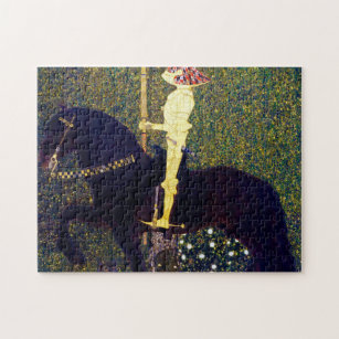 Golden Knight, Gustav Klimt Jigsaw Puzzle