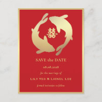 Golden Koi and Double Happiness | Save the Date