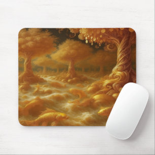 Golden Koi Mouse Pad