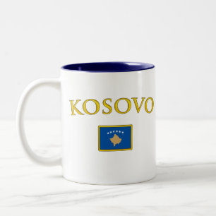 Golden Kosovo Two-Tone Coffee Mug