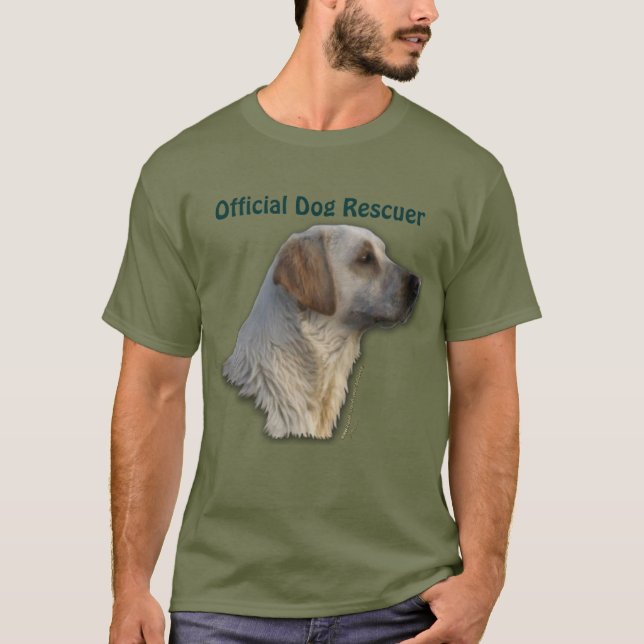 Golden Lab Retriever Dog-lover Pet Rescue Design T-Shirt (Front)