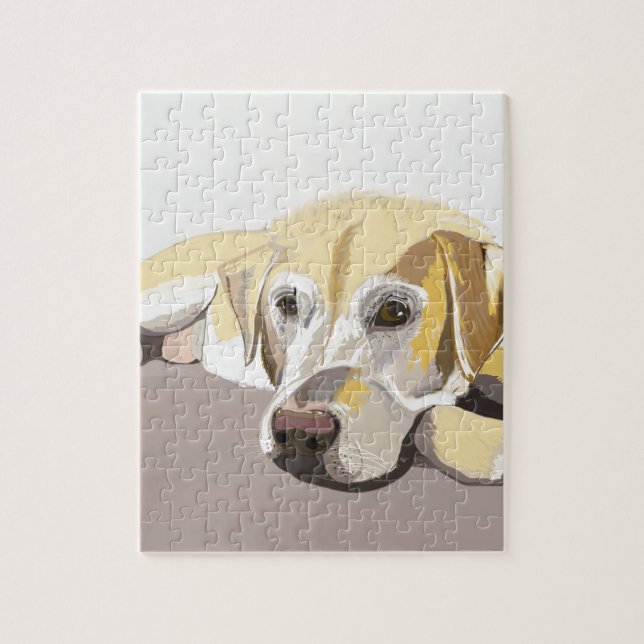 Golden Labrador Jigsaw Puzzle (Vertical)