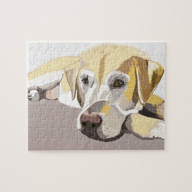 Golden Labrador Jigsaw Puzzle (Horizontal)