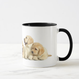 Golden Labrador Puppy Pile Mug
