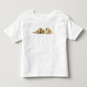Golden Labrador Puppy Pile Toddler T-Shirt