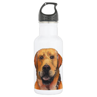 Golden Labrador Retriever 532 Ml Water Bottle