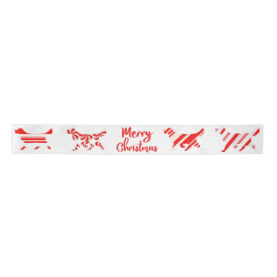 Golden Labrador Retriever Christmas Ribbon Satin Ribbon