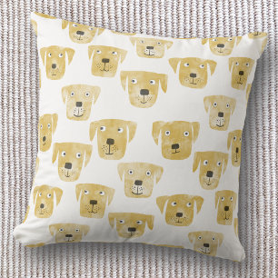 Golden Labrador Retriever Dog Cushion