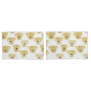 Golden Labrador Retriever Dogs Pillowcase