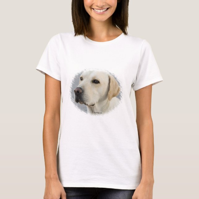 Golden Labrador Retriever Photograph T-Shirt (Front)