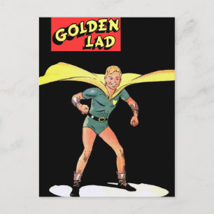 Golden Lad Postcard