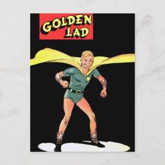 Golden Lad Postcard